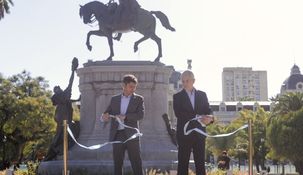 Axel Kicillof y Julio Alak inauguraron obras en La Plata.&nbsp;