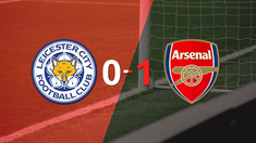 arsenal derroto con lo justo a leicester city en su casa