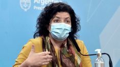 Carla Vizzotti, ministra de Salud. Carla Vizzotti, ministra de Salud.