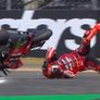 El español, de 33 años, volvió a accidentarse con su Ducati. El español, de 33 años, volvió a accidentarse con su Ducati.