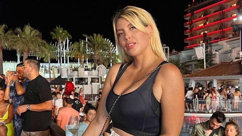 Wanda Nara tuvo una noche de descontrol en Ibiza