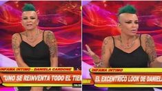 El cambio de look punk de Daniela Cardone El cambio de look punk de Daniela Cardone