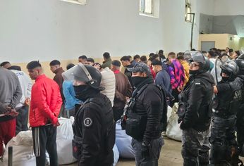Los presos trasladados de la cárcel de Devoto al penal de Marcos Paz.