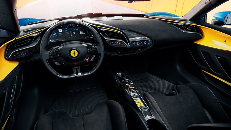 Interior de la versión Spider.
