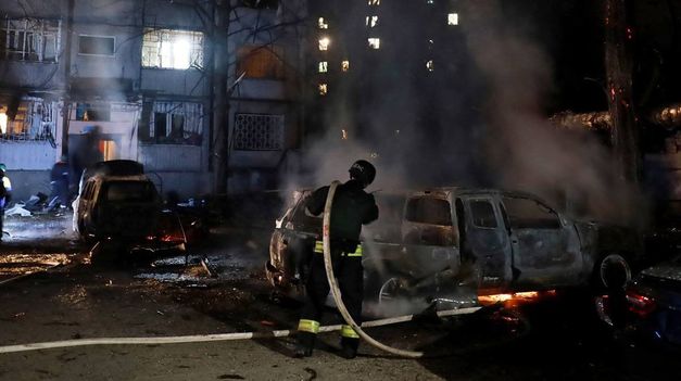 Las autoridades ucranianas dijeron que fue un ataque masivo de las fuerzas rusas