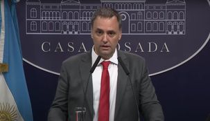 Manuel Adorni, vocero presidencial.