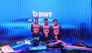 Aron, Gasly y Colapinto, juntos en Alpine.