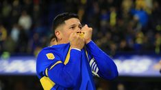 Marcos Rojo y un gol que trajo desahogo en Boca. Marcos Rojo y un gol que trajo desahogo en Boca.