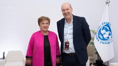 Federico Sturzenegger se reunió con&nbsp;Kristalina Georgieva en Arabia Saudita.