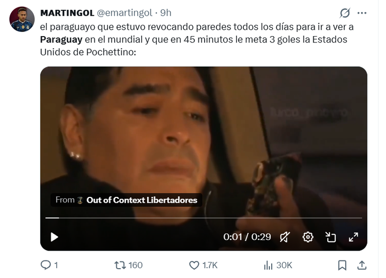 Paraguay perdió por goleada y los usuarios en redes no se quisieron quedar afuera.