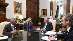 El presidente conversó con Subrahmanyam Jaishankar sobre los avances de la agenda bilateral.
