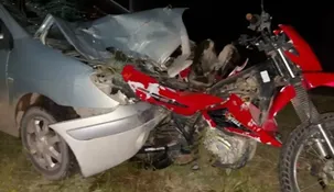 Accidente fatal en Ruta 51: una joven embarazada murió tras un choque entre un auto y una moto.&nbsp;