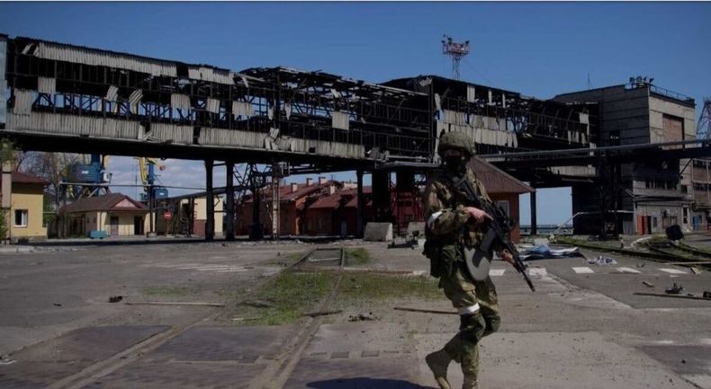 Rusia destruyó la pista del aeropuerto de Odesa