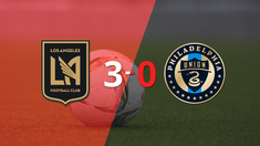 philadelphia union fue superado facilmente y cayo 3-0 contra los angeles fc