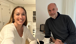 Horacio Rodríguez Larreta se mostró junto a María Eugenia Vidal.