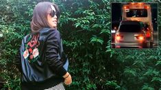 Lali tuvo problemas con su auto Lali tuvo problemas con su auto