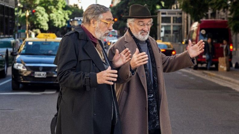 Robert De Niro participó de la serie Nada con Luis Brandoni, aunque no se sabe si Pampita se lo encontró en Argentina o en otro país.