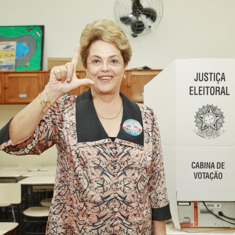 Dilma Rouseff se mostró nuevamente a favor de Lula en las elecciones de Brasil.