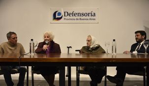 La Defensoría del Pueblo bonaerense inauguró un salón en homenaje a las Madres y Abuelas de Plaza de Mayo.
