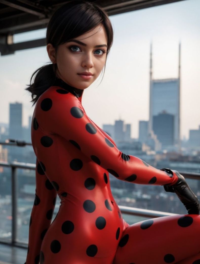 Cómo se vería Ladybug si fuera una mujer real según la inteligencia  artificial