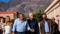 El gobernador Morales junto a James Cameron.