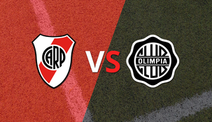 pitazo inicial para el duelo entre river plate y olimpia pitazo inicial para el duelo entre river plate y olimpia