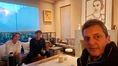 Massa junto a Galmarini y Kicillof Massa junto a Galmarini y Kicillof