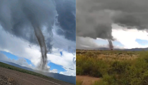 Un tornado sorprendió a los pobladores de Catamarca.&nbsp;