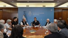 Massa encabezó las reuniones en el Palacio de Hacienda. Massa encabezó las reuniones en el Palacio de Hacienda.