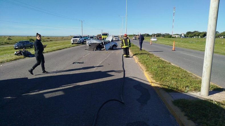 El tránsito se interrumpió temporalmente para que la Policía trabajara en el lugar.