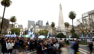 Fue la marcha número 2.369 de las Madres de Plaza de Mayo.