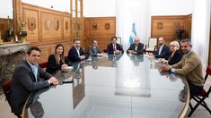 Posse y Francos encabezaron la reunión con el PRO. Posse y Francos encabezaron la reunión con el PRO.