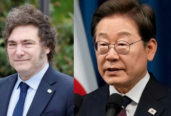 Javier Milei y Lee Jae-myung.