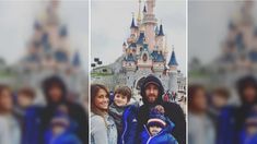 La familia Messi en Disne de París. La familia Messi en Disne de París.