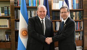 Gerardo Werthein e Isaac Herzog.