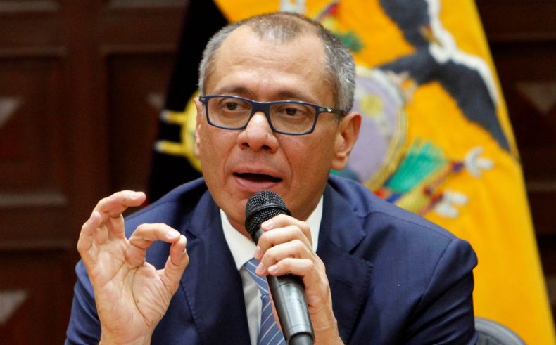 Jorge Glas fue dos veces vicepresidente de Ecuador.
