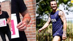 La forma alevosa con la que Daniel Osvaldo tapó su tatuaje de Militta Bora La forma alevosa con la que Daniel Osvaldo tapó su tatuaje de Militta Bora