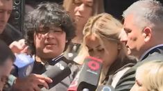 Dieguito Fernando y Verónica Ojeda estuvieron presentes en el fallo de la justicia contra Makintach.