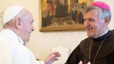 El obispo Scozzina, junto a Francisco. El obispo Scozzina, junto a Francisco.