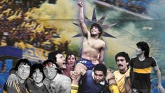 Una&nbsp; imagen histórica: Maradona campeón con Boca.