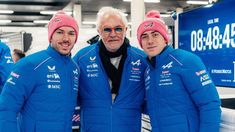 Briatore junto a Gasly y Colapinto, en la presentación oficial. Briatore junto a Gasly y Colapinto, en la presentación oficial.