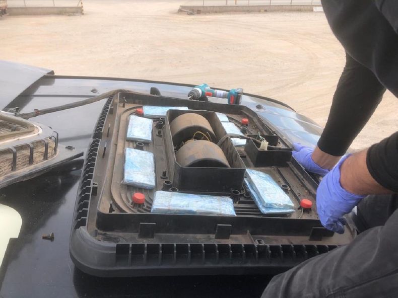 El dinero quedó secuestrado en Aduana.