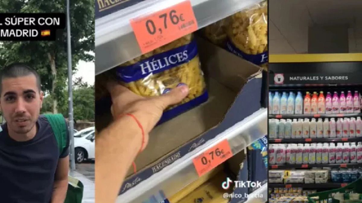 Un argentino sorprendió a todos al mostrar qué podés comprar con un euro en  supermercado en España