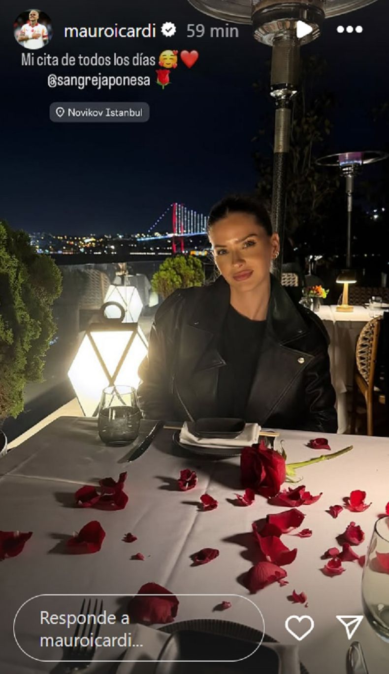 Mauro Icardi no pudo festejar el cumpleaños junto a su hija Isabella.