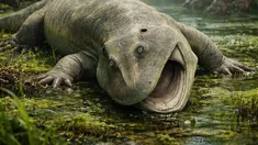 El animal tenía una adaptación anatómica única. El animal tenía una adaptación anatómica única.