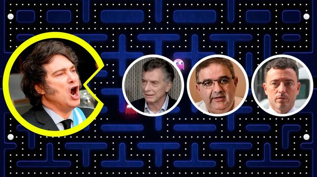El Pac Man Milei avanza sobre otros espacios políticos.