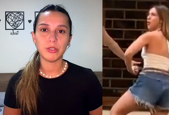 Agostina Páez llegó a la primera audiencia bajo prisión domiciliaria.