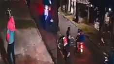 El delincuente no quiso irse con las manos vacías y se llevó el pedido. El delincuente no quiso irse con las manos vacías y se llevó el pedido.