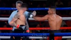 CarlosHenrique Rodrigues Da Silva noqueó a “Junior”Alanís después que sonara la campana CarlosHenrique Rodrigues Da Silva noqueó a “Junior”Alanís después que sonara la campana