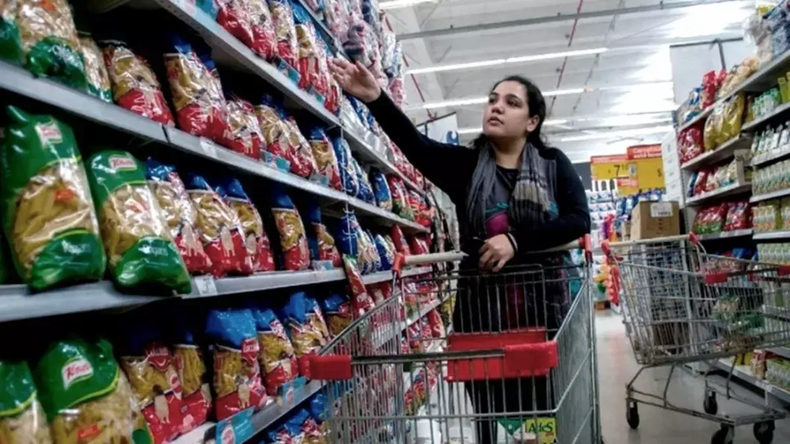 Los alimentos impulsaron la suba de la inflación.